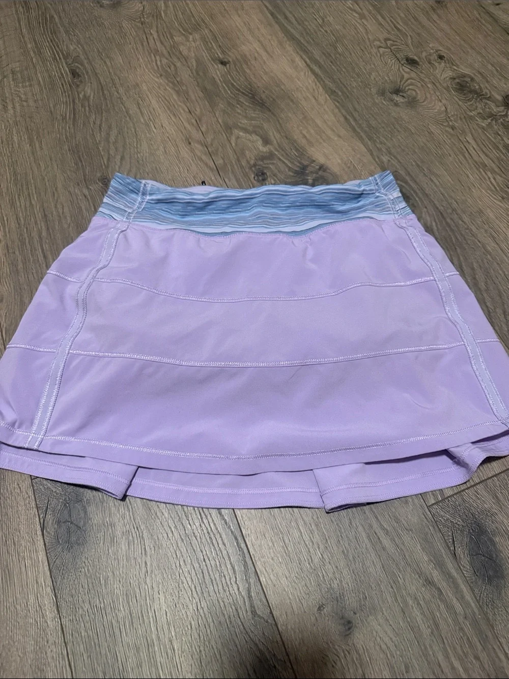 lululemon athletica Lilac Skort with Striped Waistband